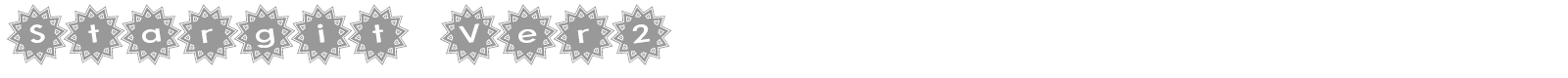 Stargit font preview